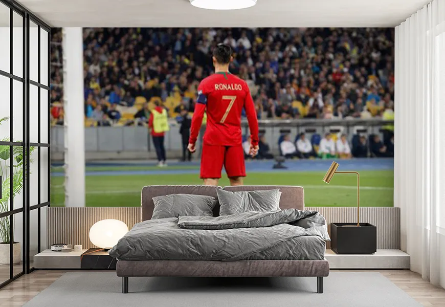 پوستر ورزشی برای اتاق خواب طرح مسابقه فوتبال