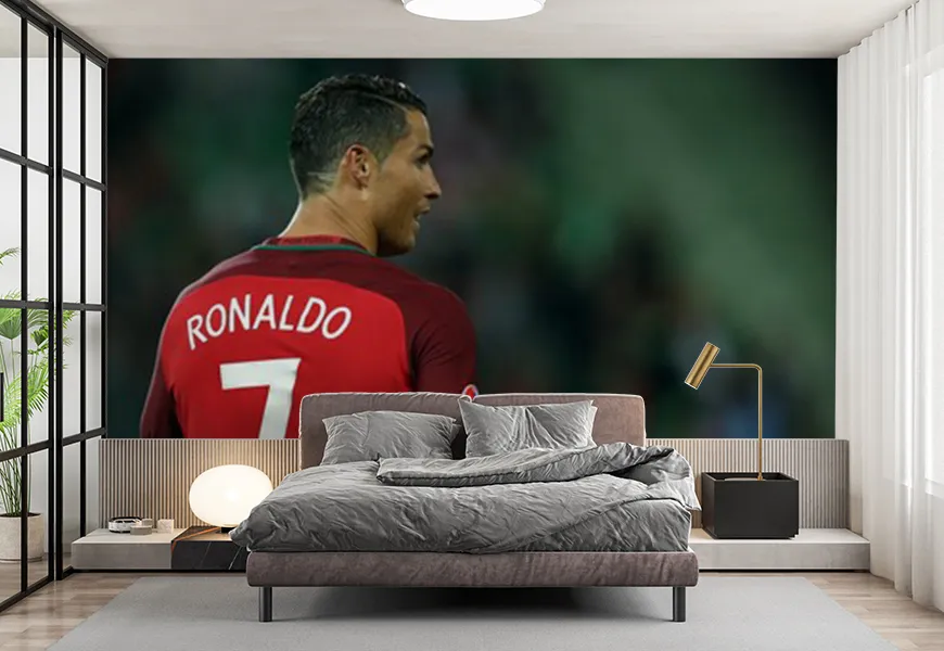 پوستر ورزشی برای اتاق خواب پسرانه طرح کریستیانو رونالدو