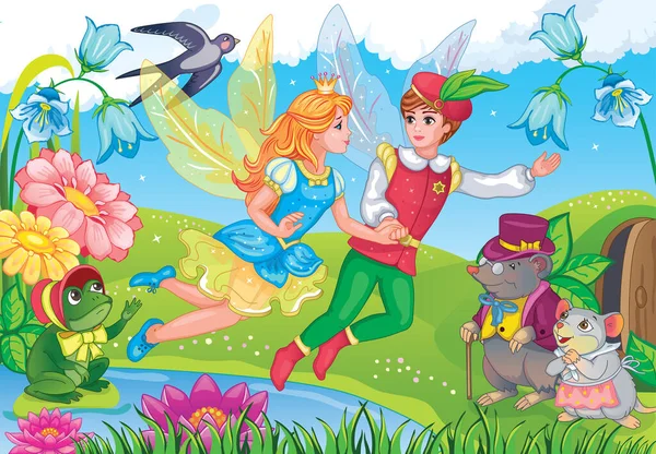 پوستر اتاق دخترانه طرح کارتونی شاهزاده کوچولو و پرنسس