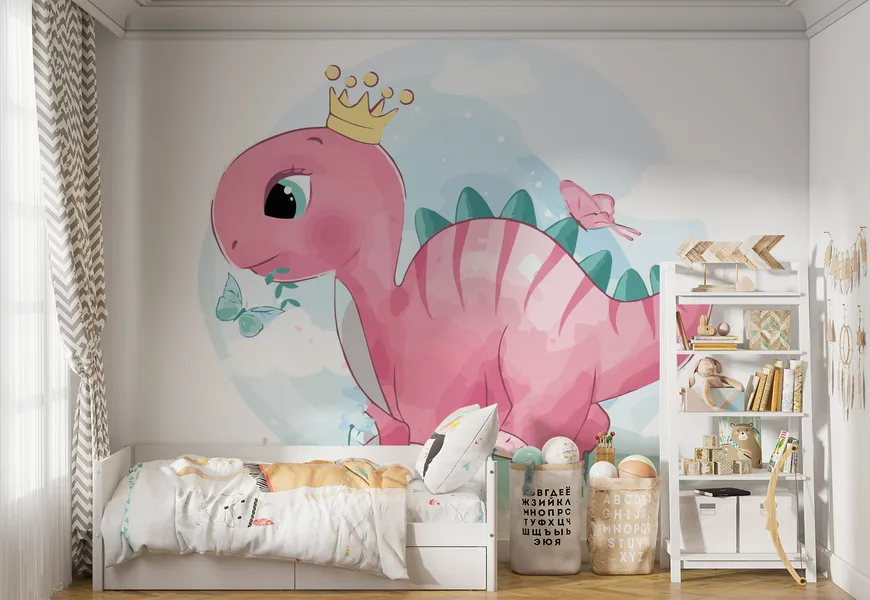 پوستر برای اتاق کودک طرح شازده دایناسور