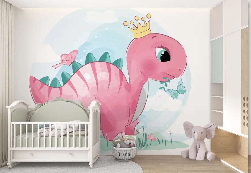 پوستر برای اتاق کودک طرح شازده دایناسور