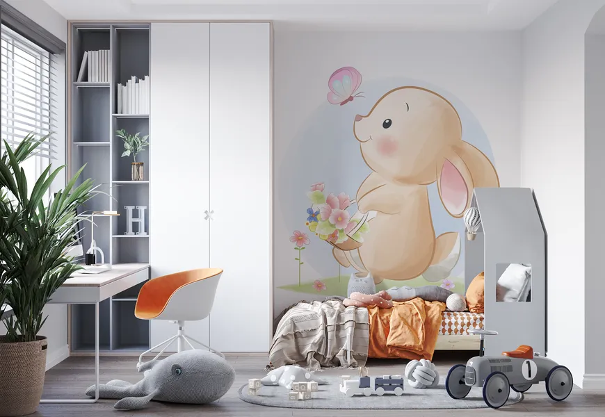 پوستر اتاق کودک و نوزاد طرح خرگوش