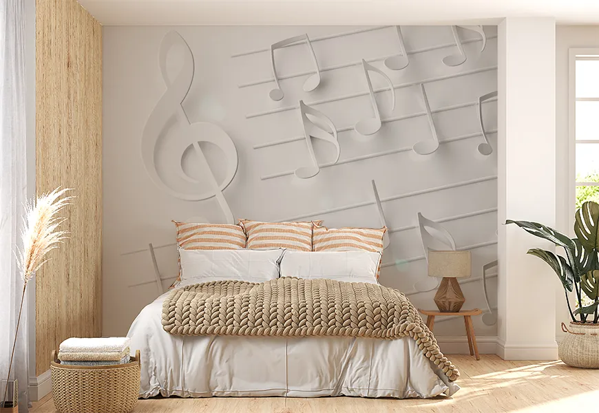 پوستر دیواری سه بعدی طرح سمفونی موسیقی کلاسیک