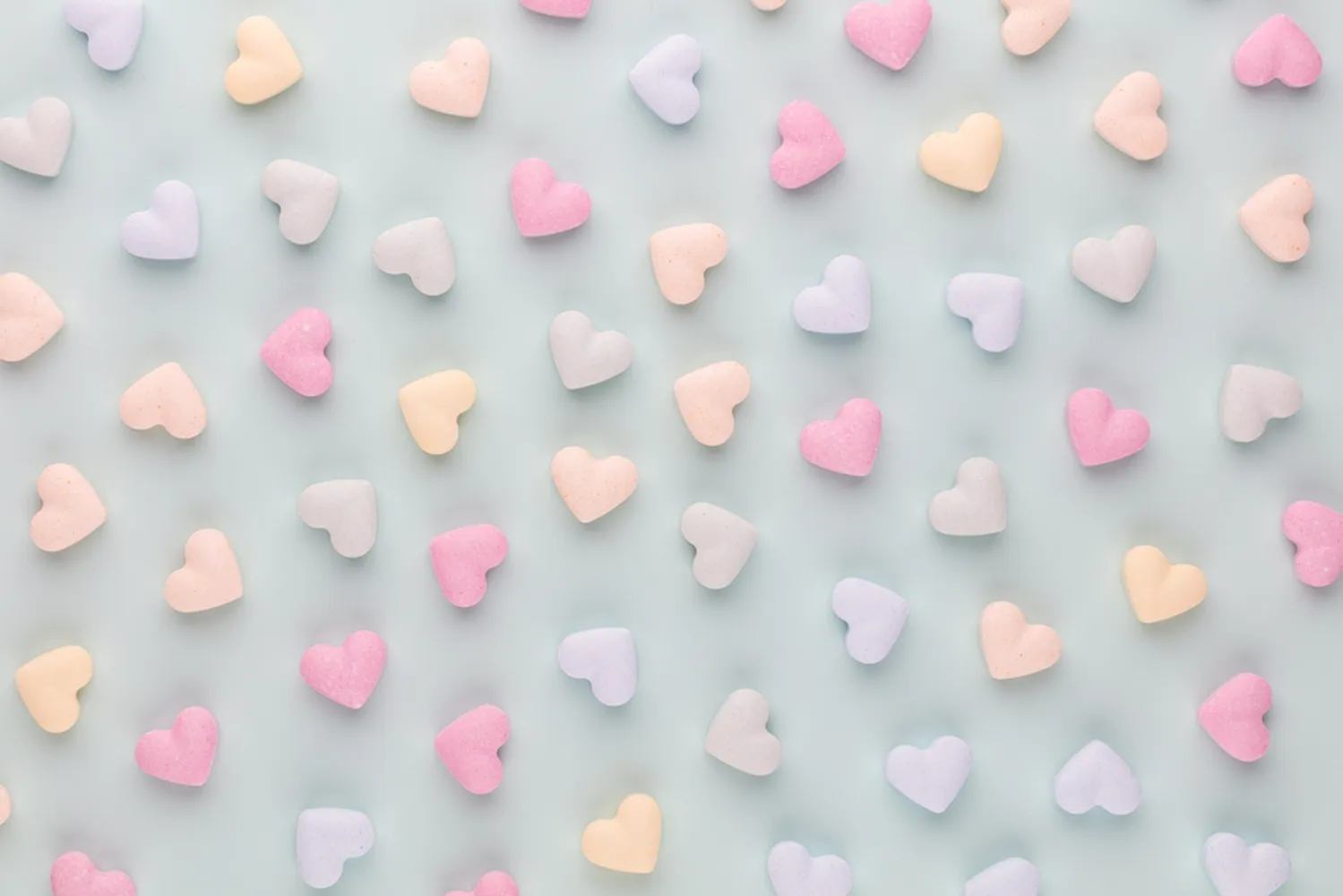 پوستر عاشقانه طرح آبنبات های قلبی