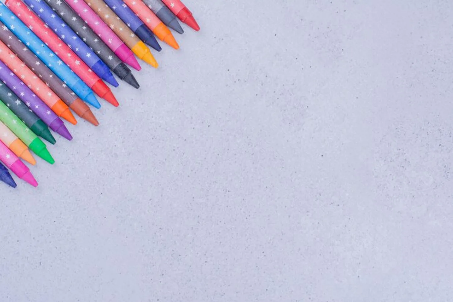 پوستر 3 بعدی مدرسه طرح مداد رنگی نقاشی