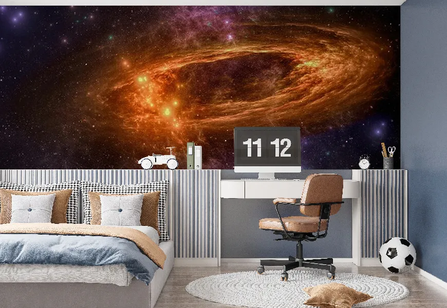 پوستر دیواری طرح فضای انفجار کهکشان